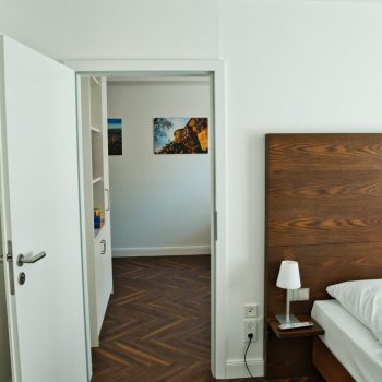 Die Verbindungstür im Familienzimmer